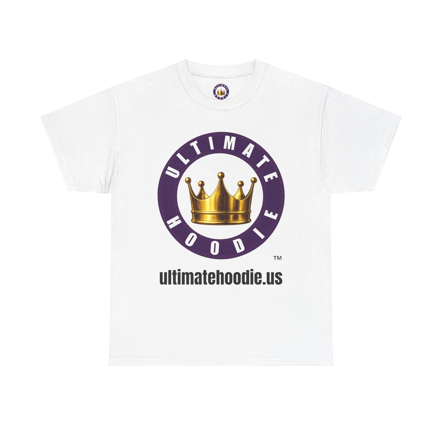 Ultimate Hoodie Crown Logo Tee with Website URL