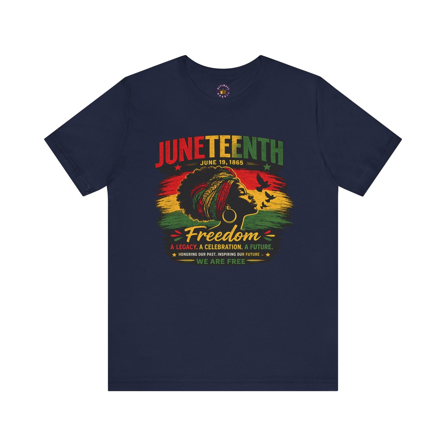 Juneteenth Freedom silhouette T-shirt | Juneteenth June 19 1865 celebration