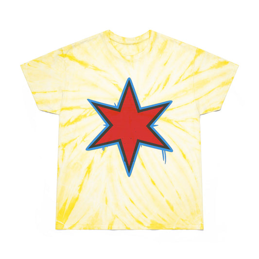 Tie-Dye Chicago Star Tee | Graphic T‑Shirt