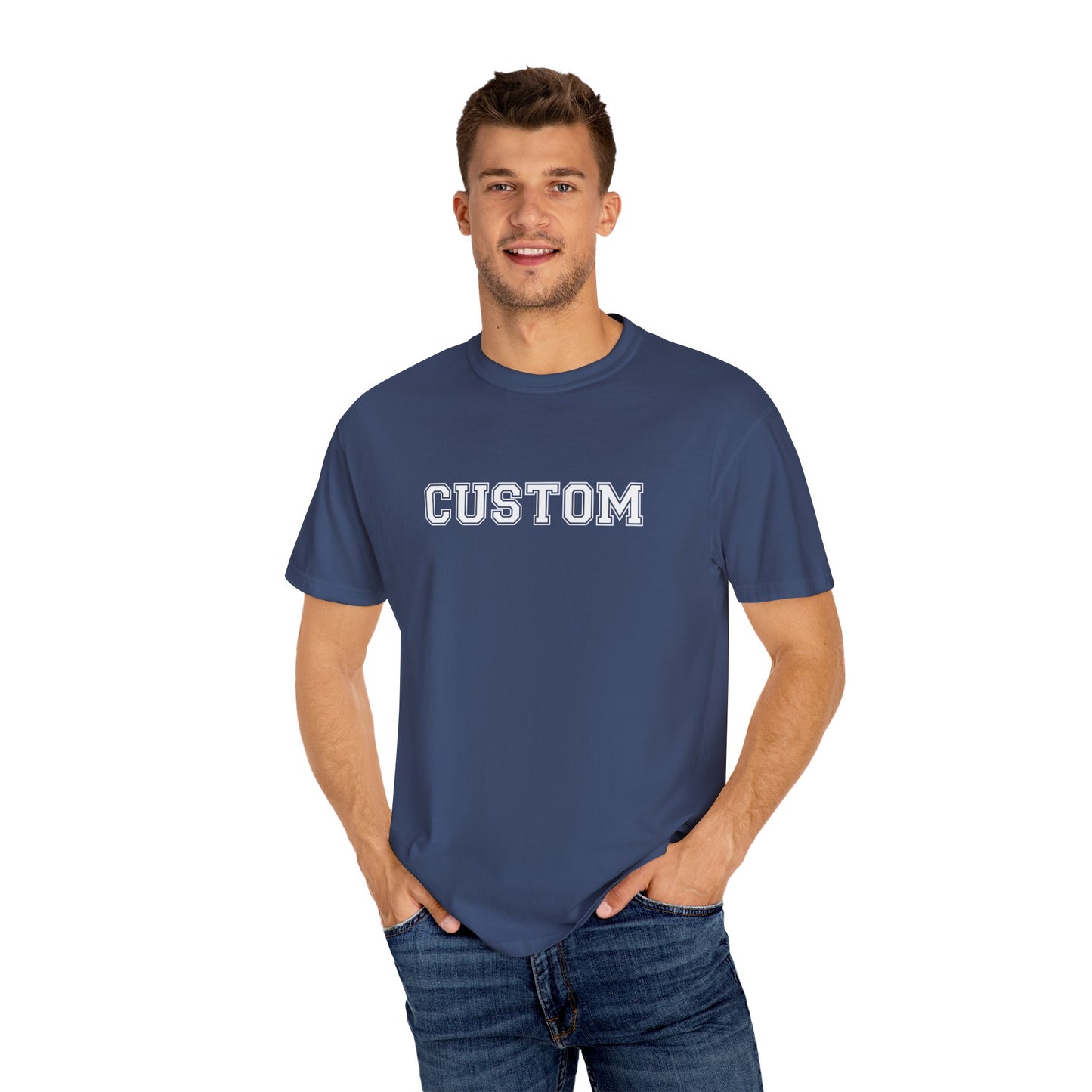 Customizable Tee (Blue, Green), Casual Wear, Unisex Tee, Unique Fashion, Gift for Him or Her, Summer Wear