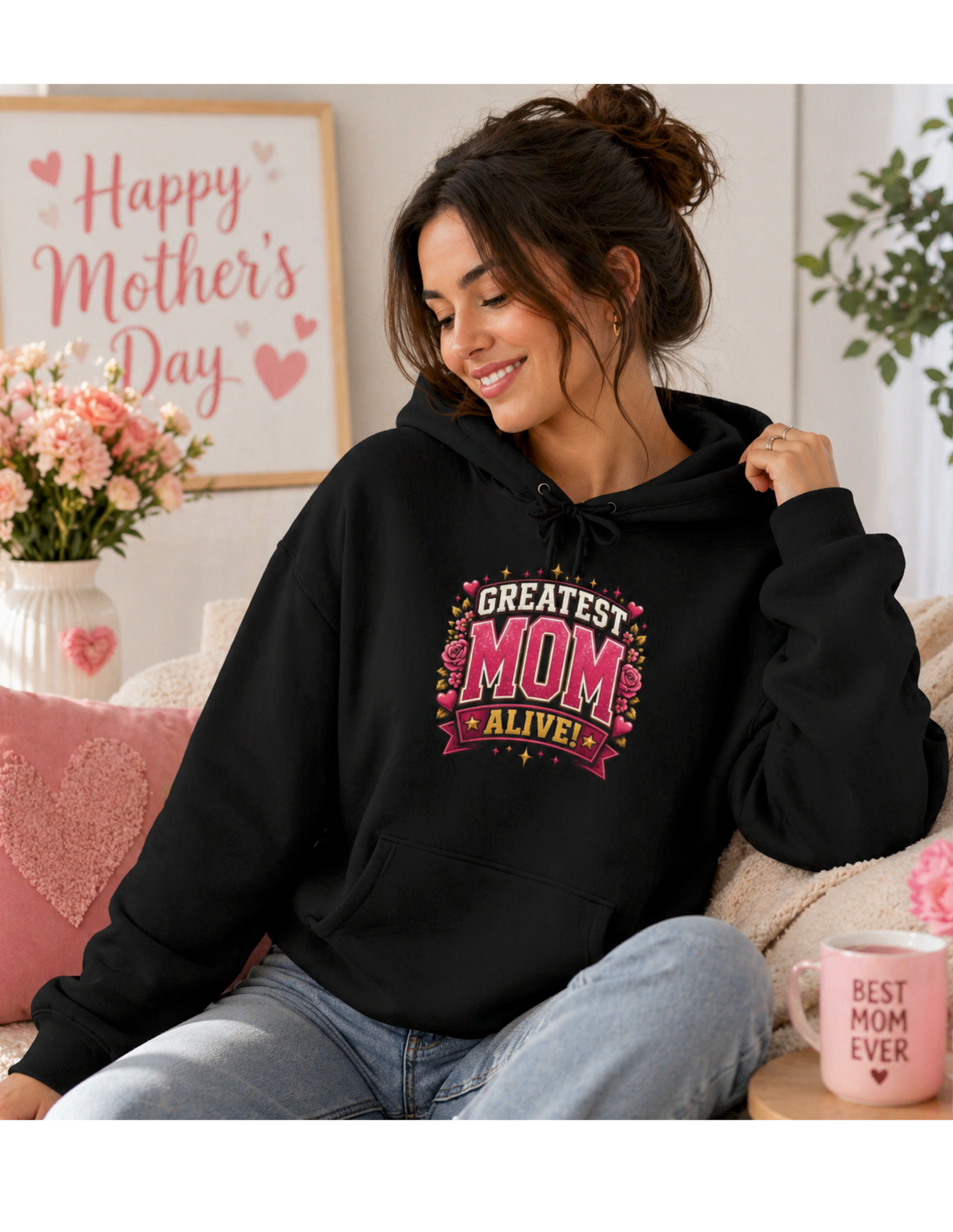 GREATEST MOM ALIVE!  - HOODIE + MUG BUNDLE