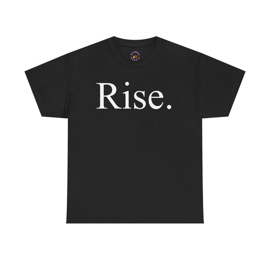 PREMIUM THEE Shirt - 'Rise' | Unisex Heavy Cotton Tee, Comfortable Everyday Tee, Casual Unisex Shirt, Gift for Him or Her