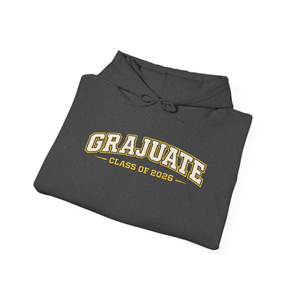 GRAJUATE HOODIE  | Unisex College Hoodie, Cozy Graduate Sweatshirt, Perfect Gift for Graduates, Funny Graduation apparel