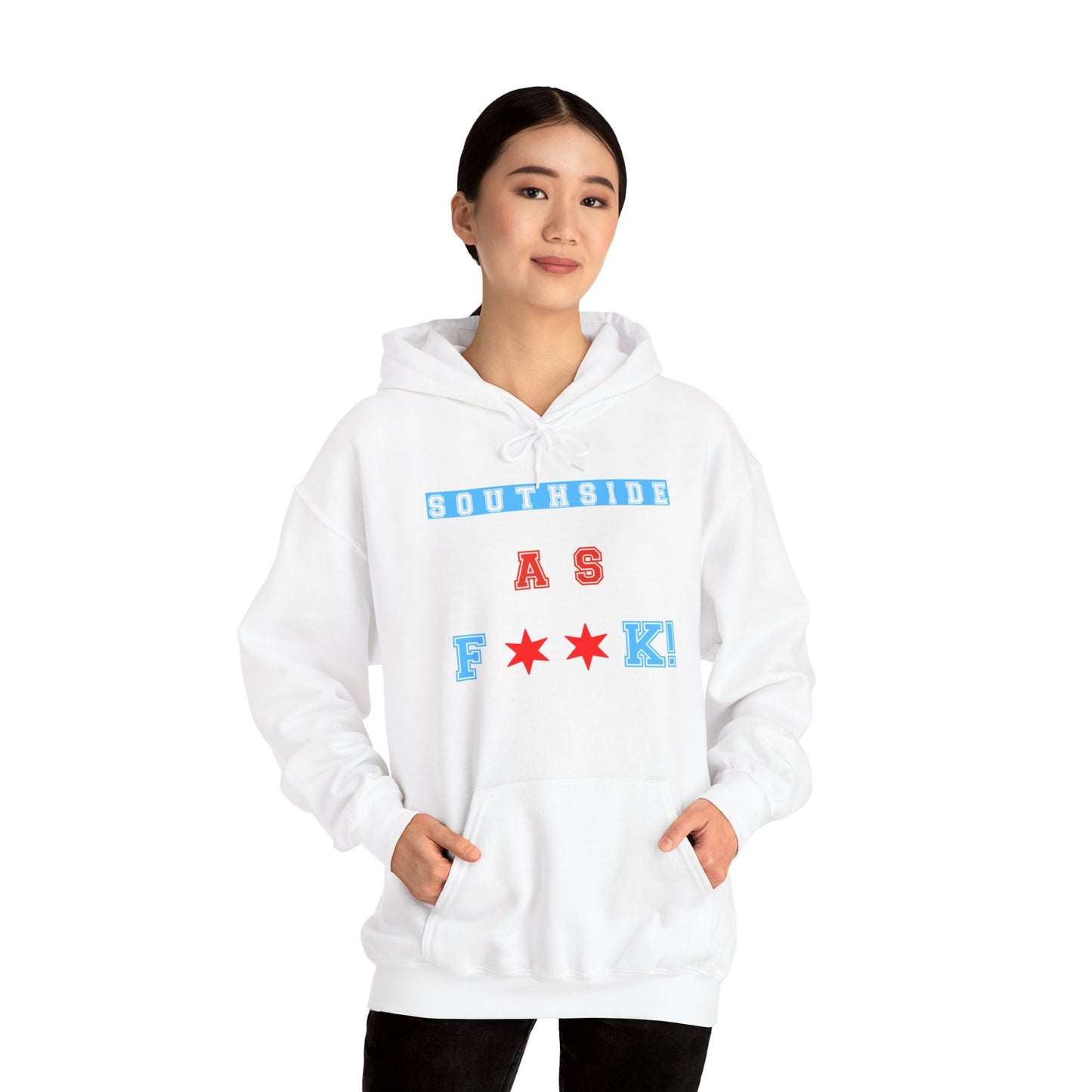 Southside As F**k Hoodie | Bold Chicago Pride Graphic Pullover