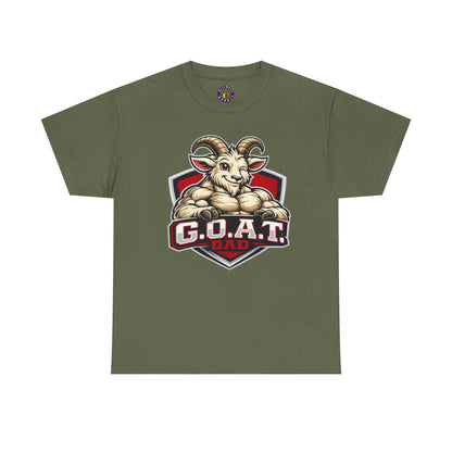 G.O.A.T. Dad T-Shirt — Funny Father’s Day Tee with Goat Mascot