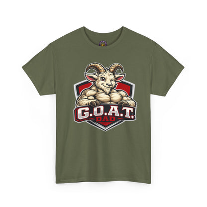 G.O.A.T. Dad T-Shirt — Funny Father’s Day Tee with Goat Mascot