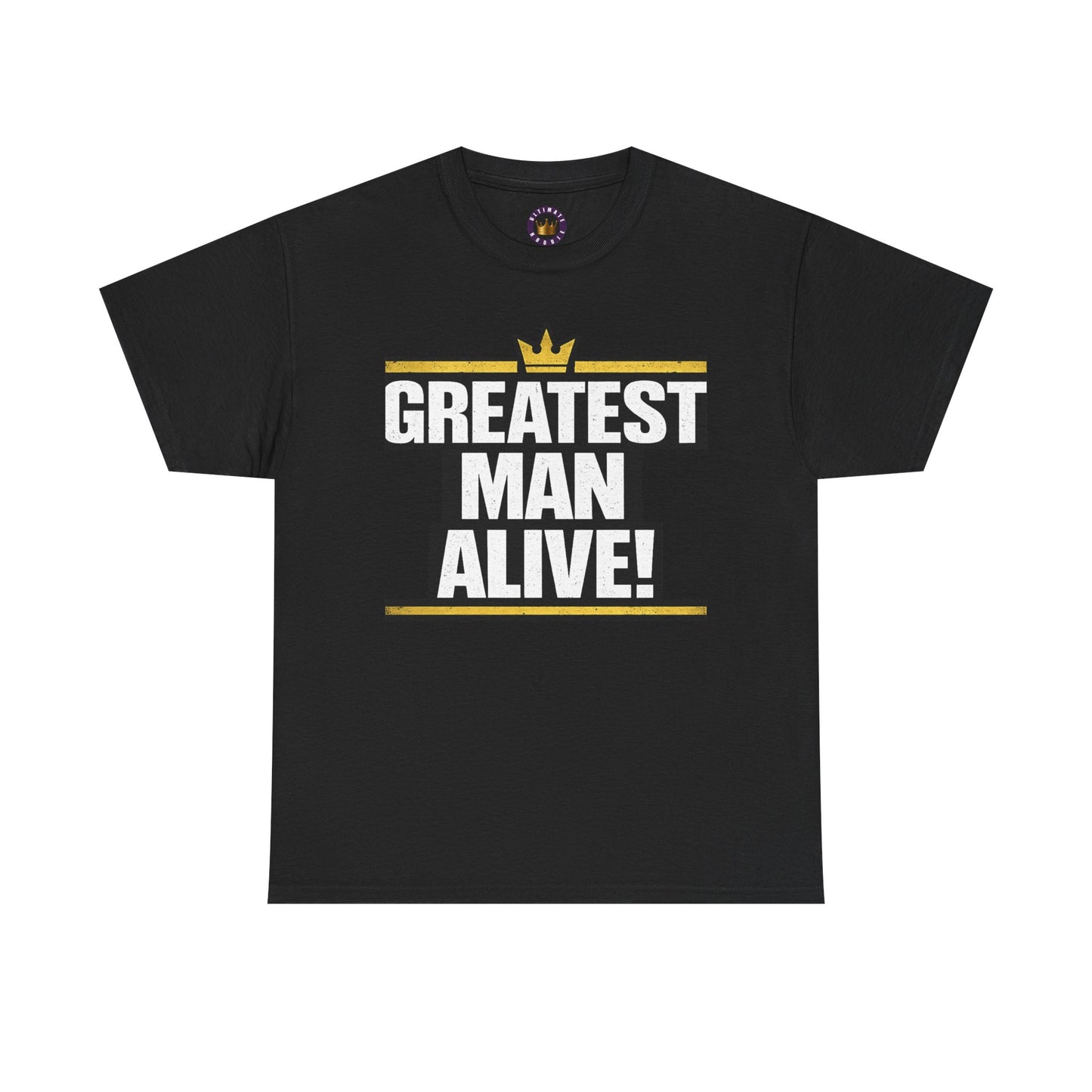 Greatest Man Alive Unisex Tee | Fun Gift for Dads, Birthday Present, Casual Wear, Father's Day Shirt, Statement Graphic Tee