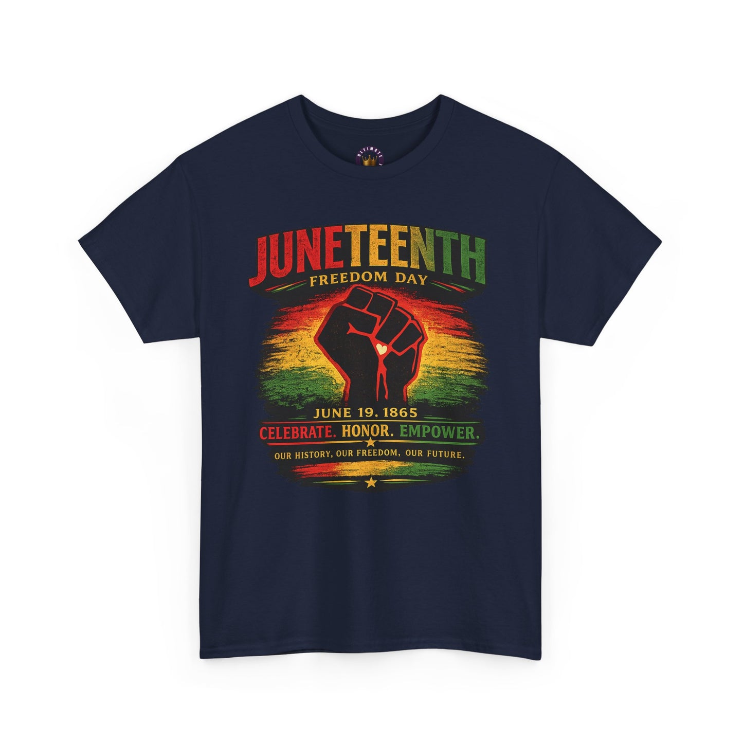 Juneteenth Freedom Day Tee — "Celebrate, Honor, Empowerment" Graphic T-Shirt