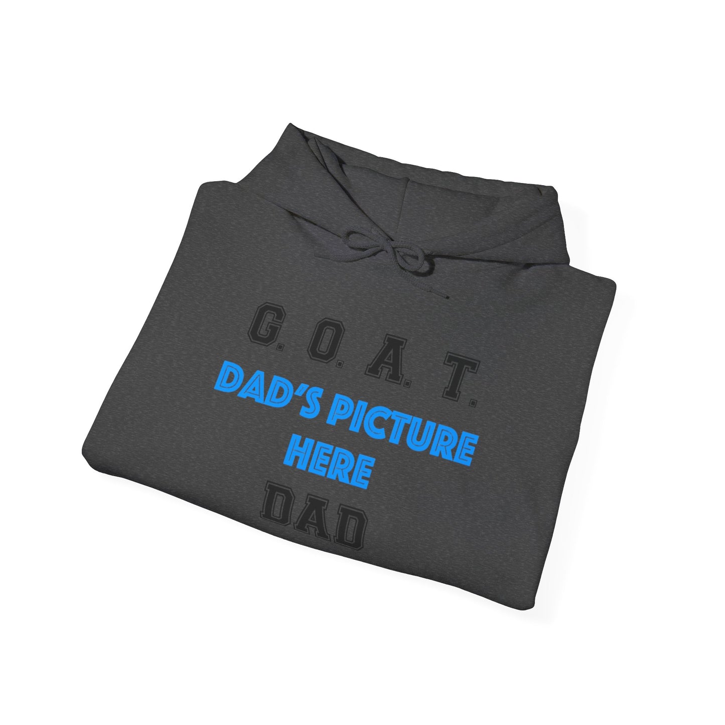 G.O.A.T. DAD Customizable Hoodie | Cozy Unisex Hooded Sweatshirt