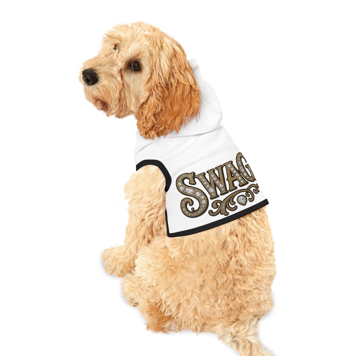 CUSTOMIZABLE CROWN Pet Hoodie | Purple Emblem Dog Sweatshirt