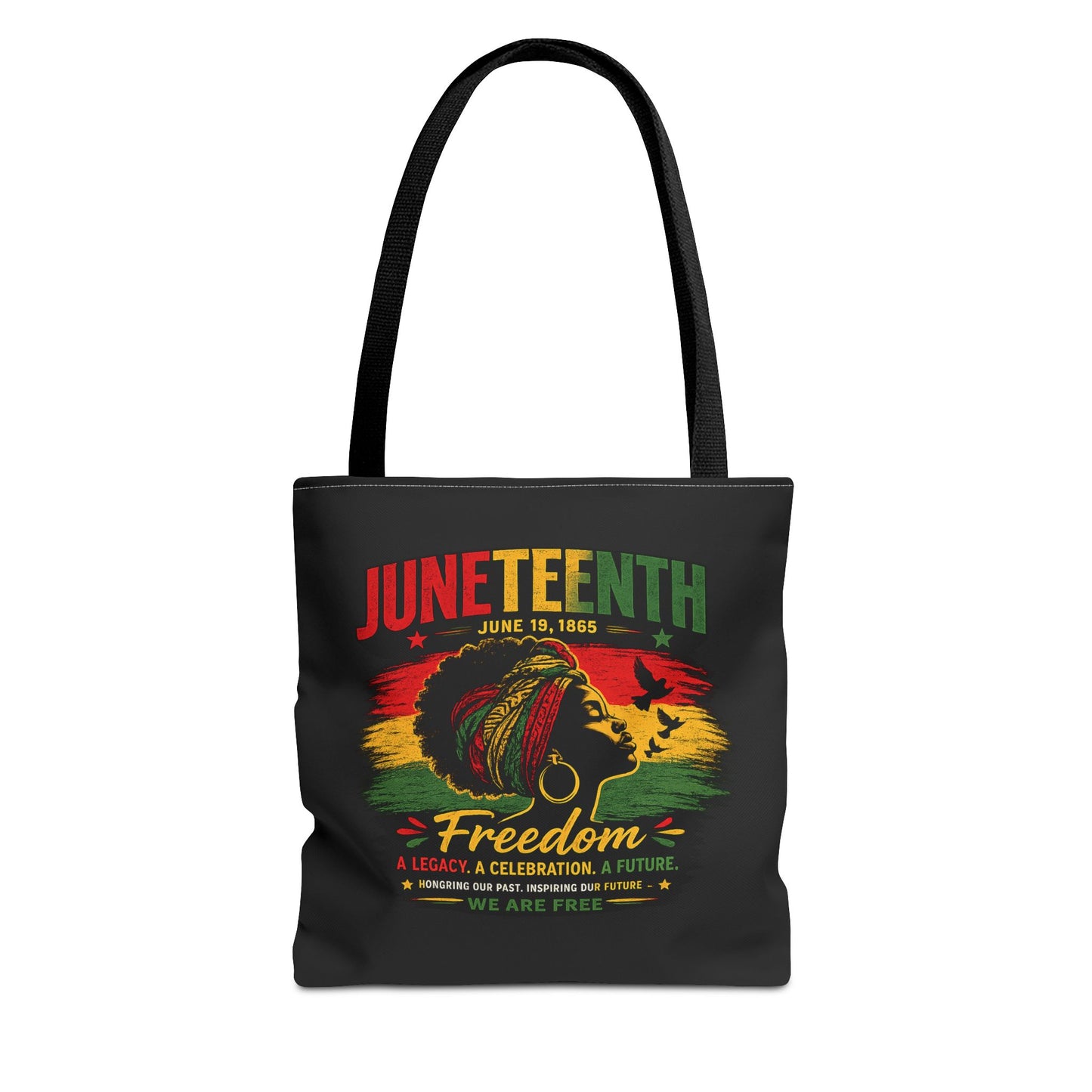 Juneteenth Freedom Tote Bag – Black History Celebration Grocery & Everyday Carry