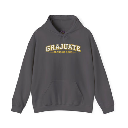 GRAJUATE HOODIE  | Unisex College Hoodie, Cozy Graduate Sweatshirt, Perfect Gift for Graduates, Funny Graduation apparel
