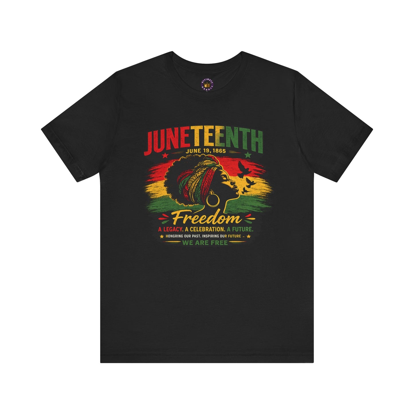 Juneteenth Freedom silhouette T-shirt | Juneteenth June 19 1865 celebration