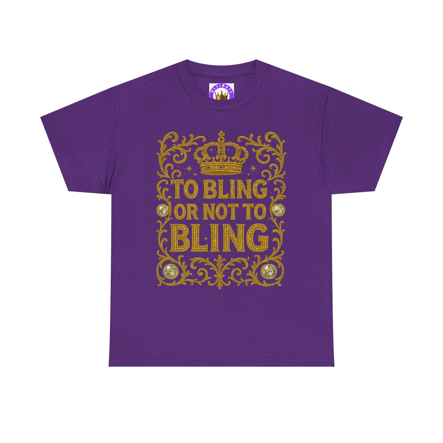 Bling Statement Tee - Perfect for Parties, Gifts, or Casual Wear, Funny Cotton T-Shirt, Holiday Gift, Unisex Style