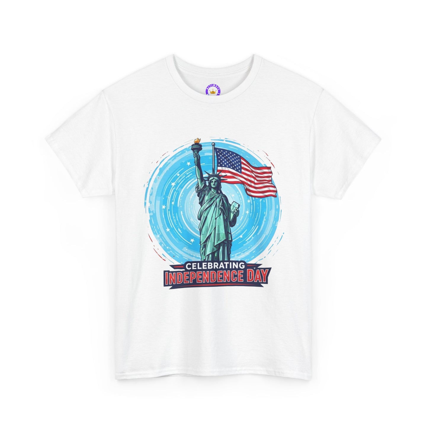 Independence Day Tee | Unisex Heavy Cotton Tee, Patriotic T-Shirt, Fourth of July Attire, Gift for Freedom Lovers