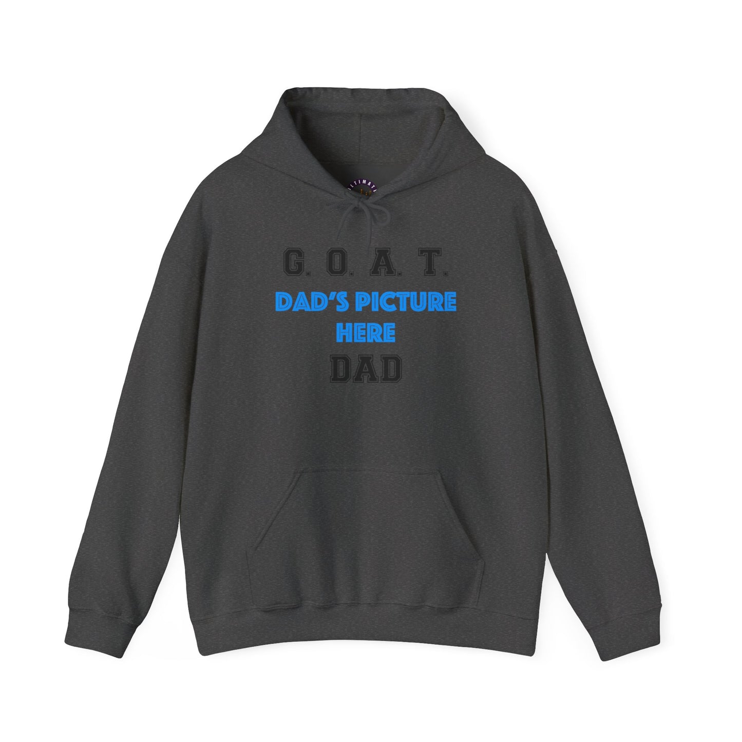 G.O.A.T. DAD Customizable Hoodie | Cozy Unisex Hooded Sweatshirt
