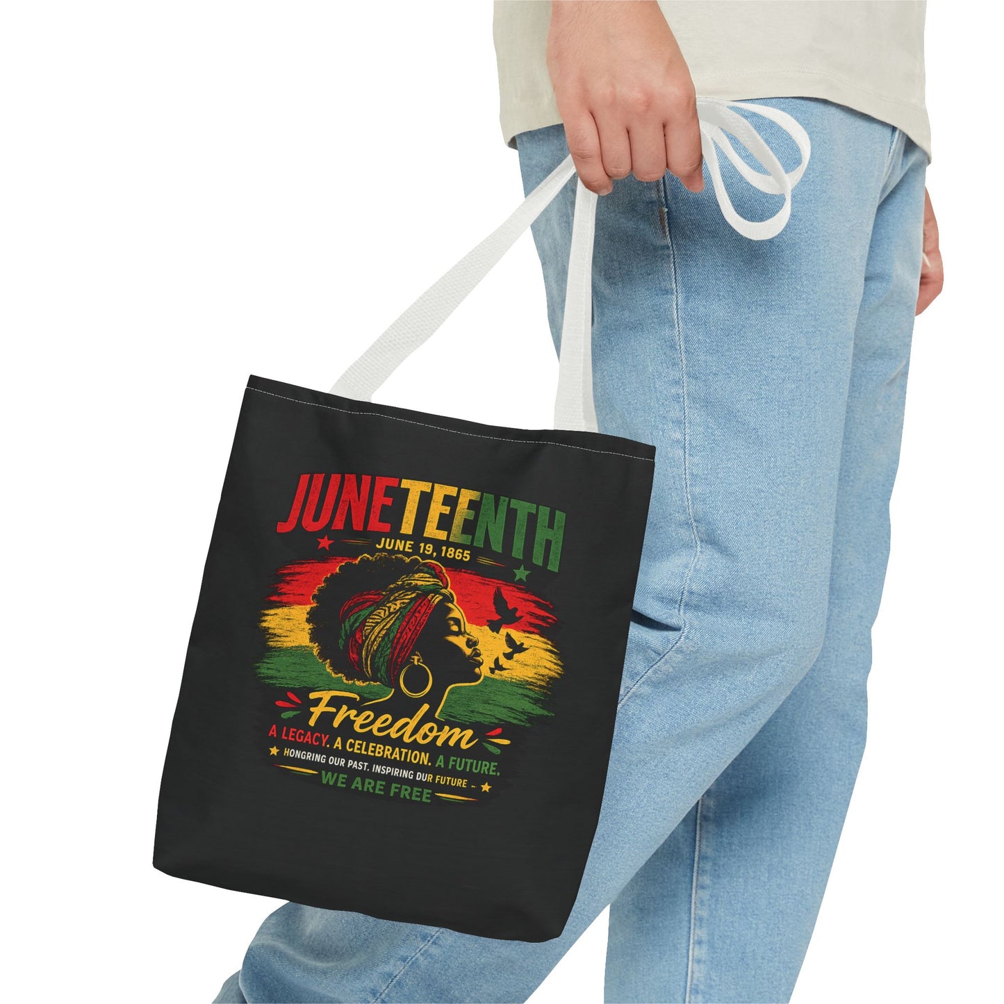 Juneteenth Freedom Tote Bag – Black History Celebration Grocery & Everyday Carry