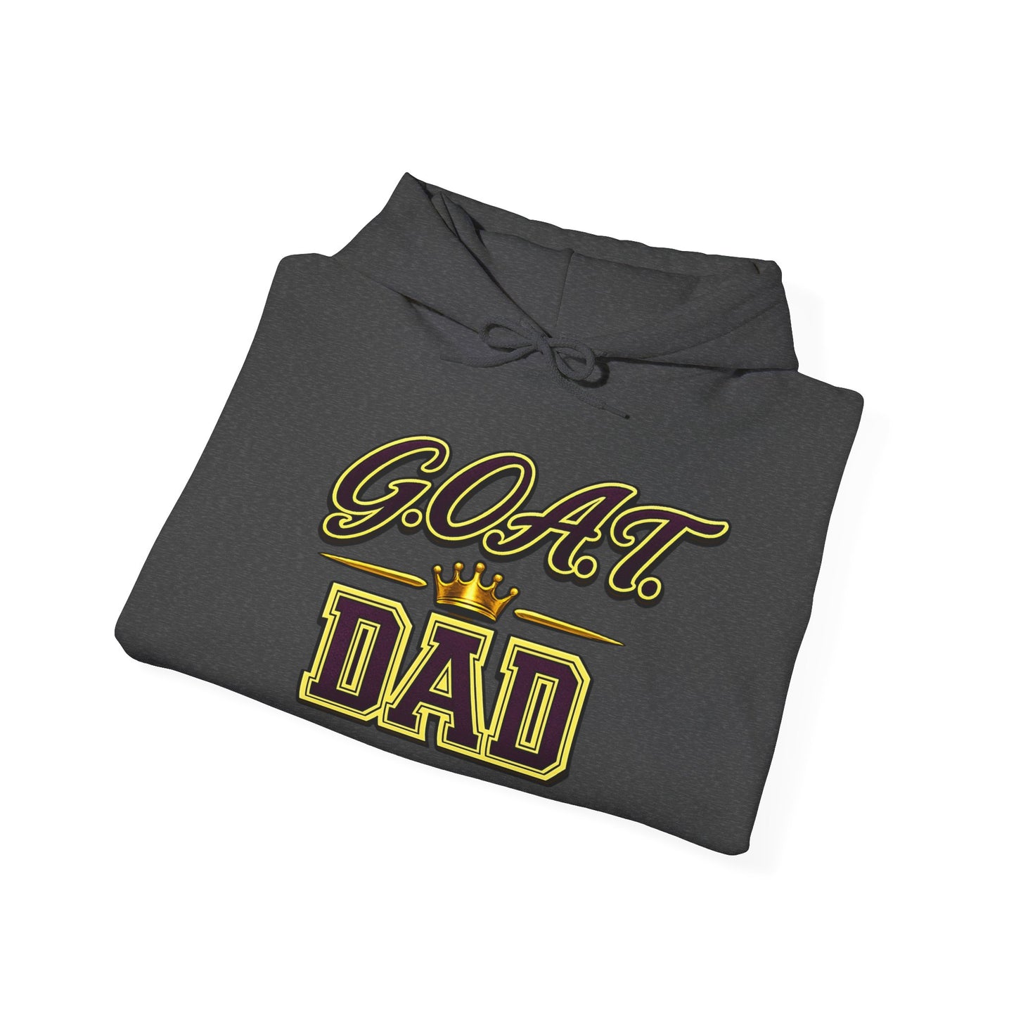G.O.A.T. DAD Personalizable Hoodie | Cozy Unisex Hooded Sweatshirt