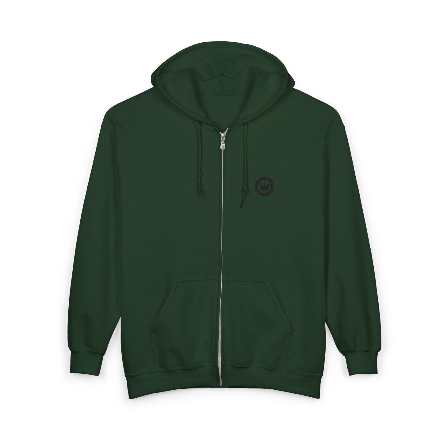 Ultimate Hoodie  Crown Logo Zip Hoodie | Small Chest Emblem, Casual Streetwear