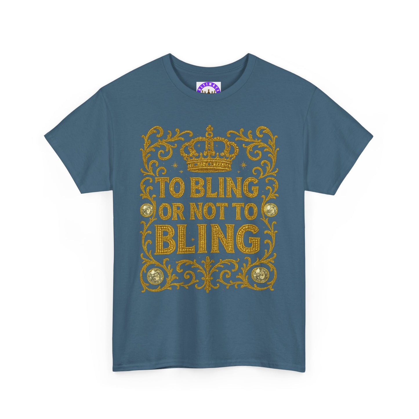 Bling Statement Tee - Perfect for Parties, Gifts, or Casual Wear, Funny Cotton T-Shirt, Holiday Gift, Unisex Style