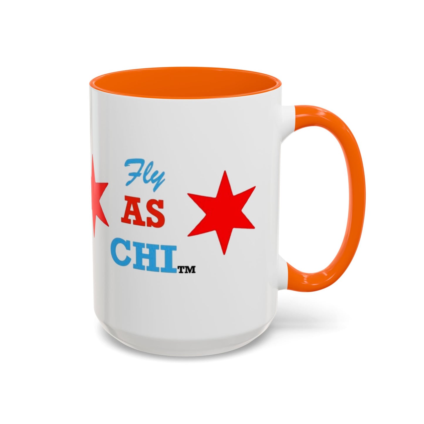 Fly As Chi Coffee Mug with Bold Typography, Perfect for Chicago Lovers, Unique Gift, Travel Mug, Fun Office Décor, Everyday Use