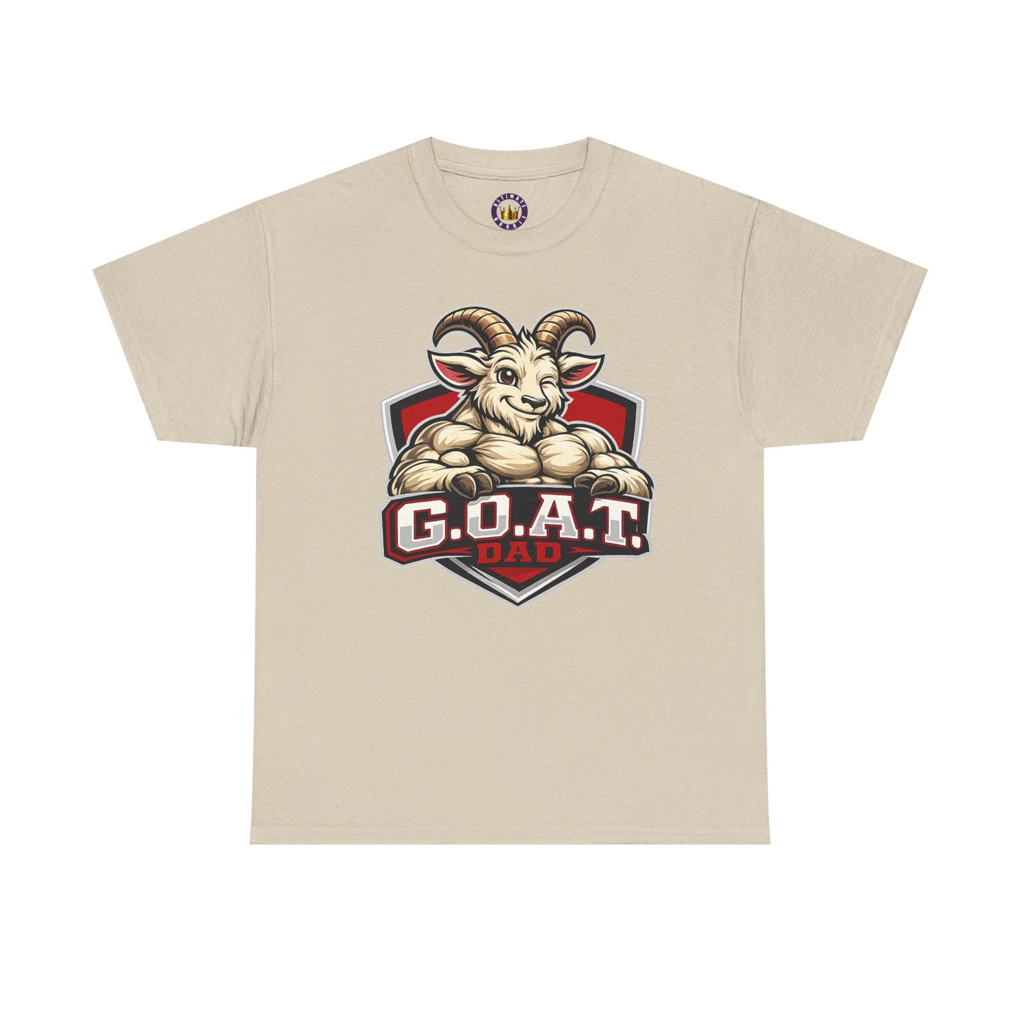 G.O.A.T. Dad T-Shirt — Funny Father’s Day Tee with Goat Mascot