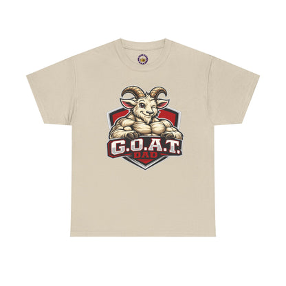G.O.A.T. Dad T-Shirt — Funny Father’s Day Tee with Goat Mascot