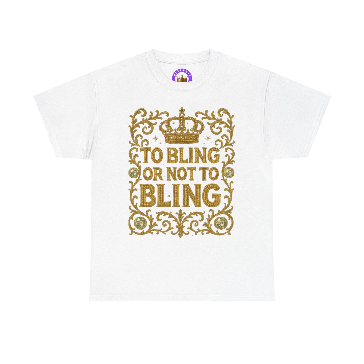 Bling Statement Tee - Perfect for Parties, Gifts, or Casual Wear, Funny Cotton T-Shirt, Holiday Gift, Unisex Style