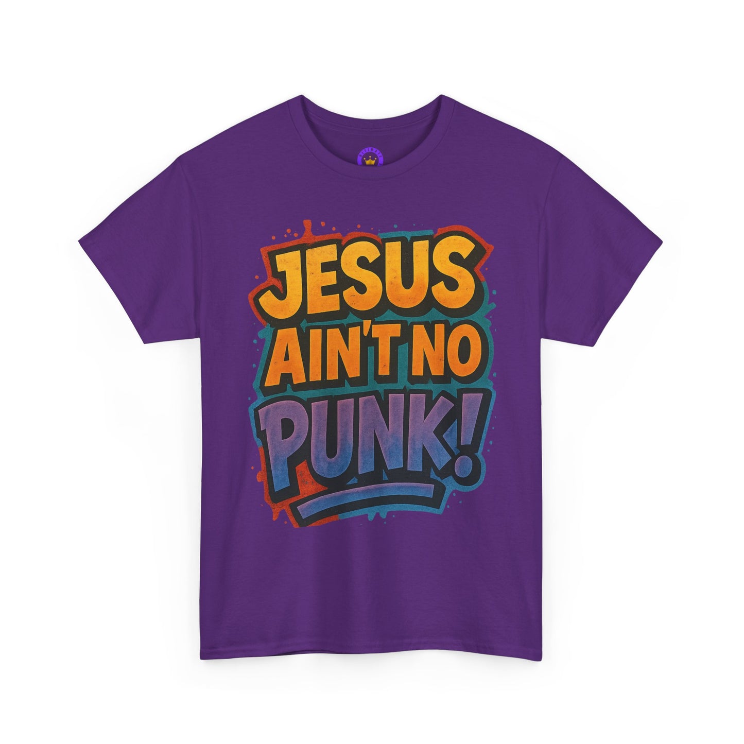 Jesus Ain't No Punk! Tee, Graphic Tee for Men, Streetwear, Casual Wear, Christian Apparel, Gift for him
