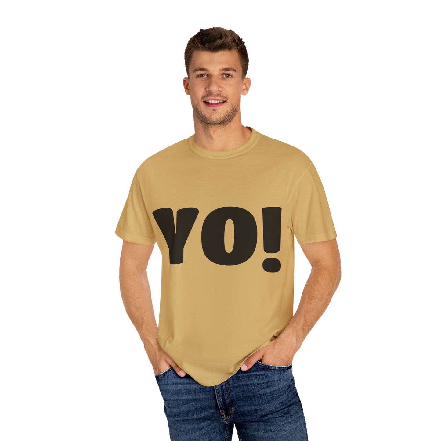 Cool T-Shirt (YO!), Casual Tee, Streetwear Shirt, Gift for Friends, Fun Quotes Tee
