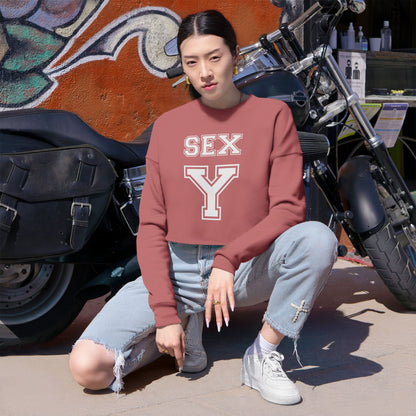 SEXY Cropped Sweatshirt  | Trendy Women's Crop Top, Casual Fashion, Gift for Her, Cute Lounge Wear, Everyday Style