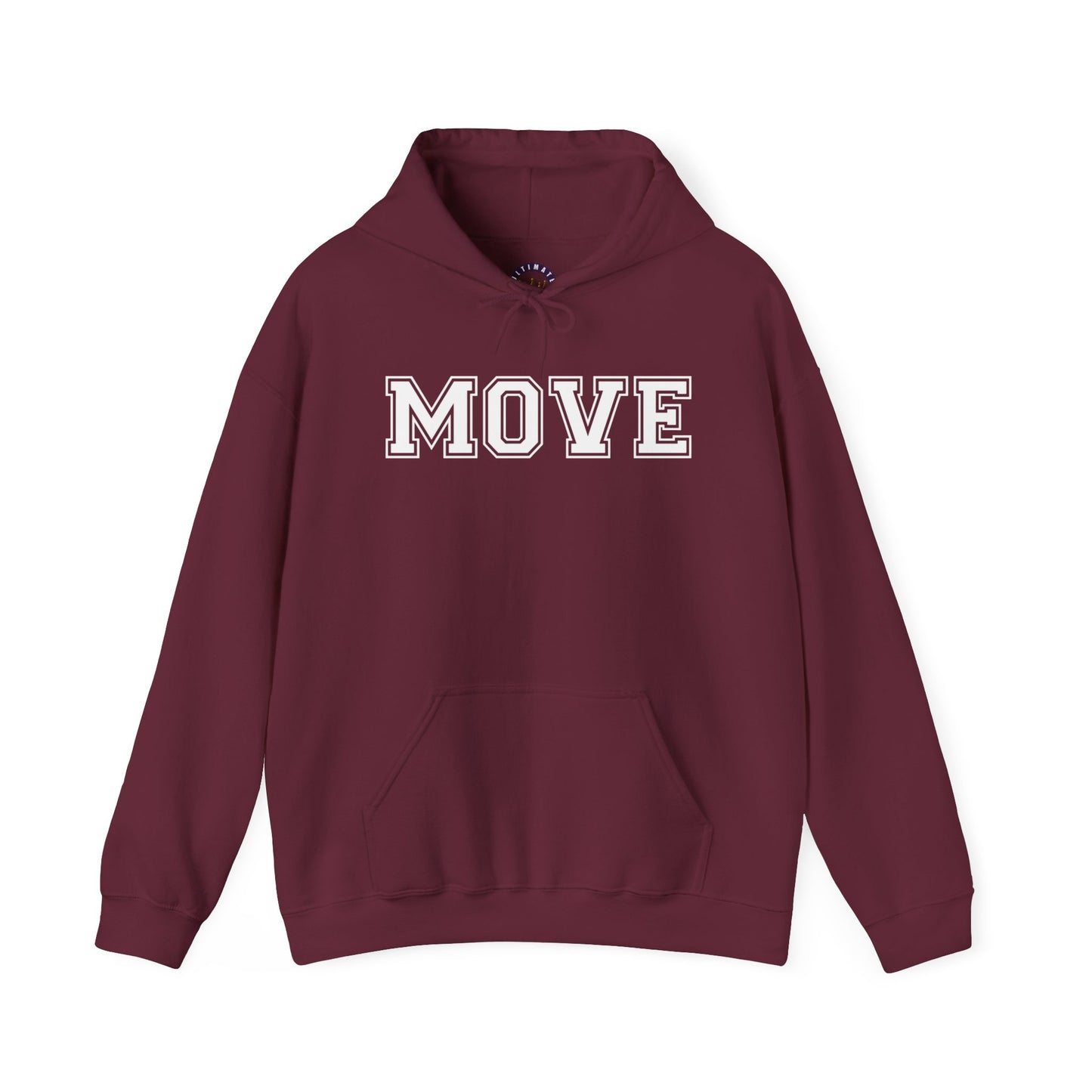 MOVE | Unisex Heavy Blend™ Hooded Sweatshirt - MOVE Design - Cozy Casual Wear, Gym Hoodie, Gift for Fitness Lovers, Relaxing Outfit
