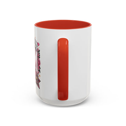 Greatest Mom Alive! - RED Accent Coffee Mug | Mother’s Day Pink Floral 11/15oz