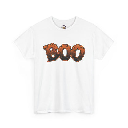 Halloween BOO Ghost Shirt | Spooky Season T-Shirt | Cute Fall Tee | Unisex Heavy Cotton Apparel | October Gift for Him Her