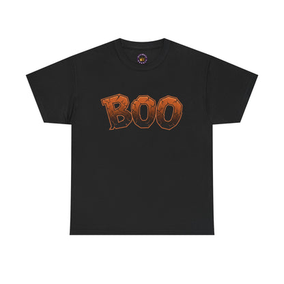 Halloween BOO Ghost Shirt | Spooky Season T-Shirt | Cute Fall Tee | Unisex Heavy Cotton Apparel | October Gift for Him Her