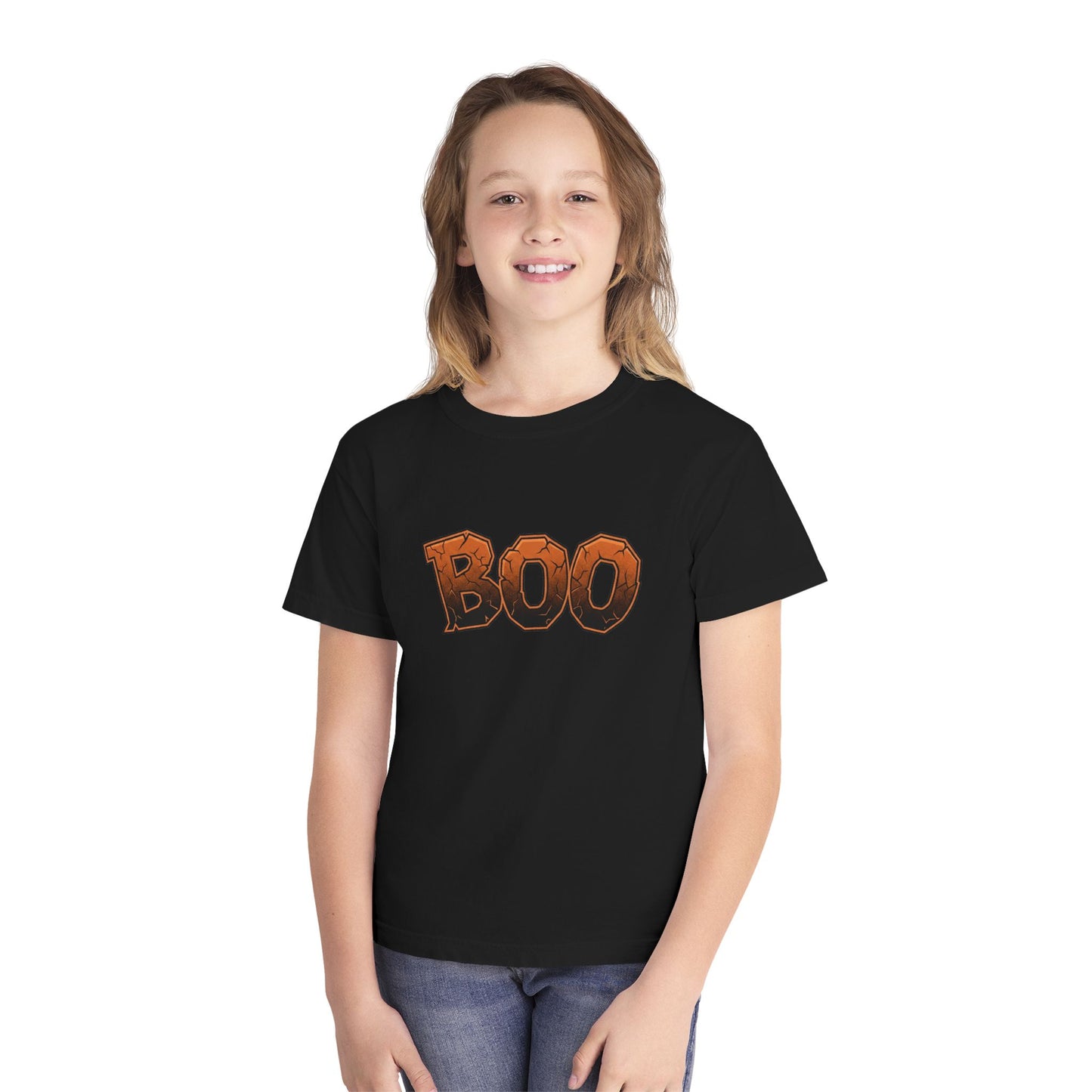Spooky Kids Halloween T-Shirt, Youth Trick or Treat Tee, Fun Fall Graphic Shirt, Ghost Bat Cat Clothing, Toddler Gift for Boys Girls