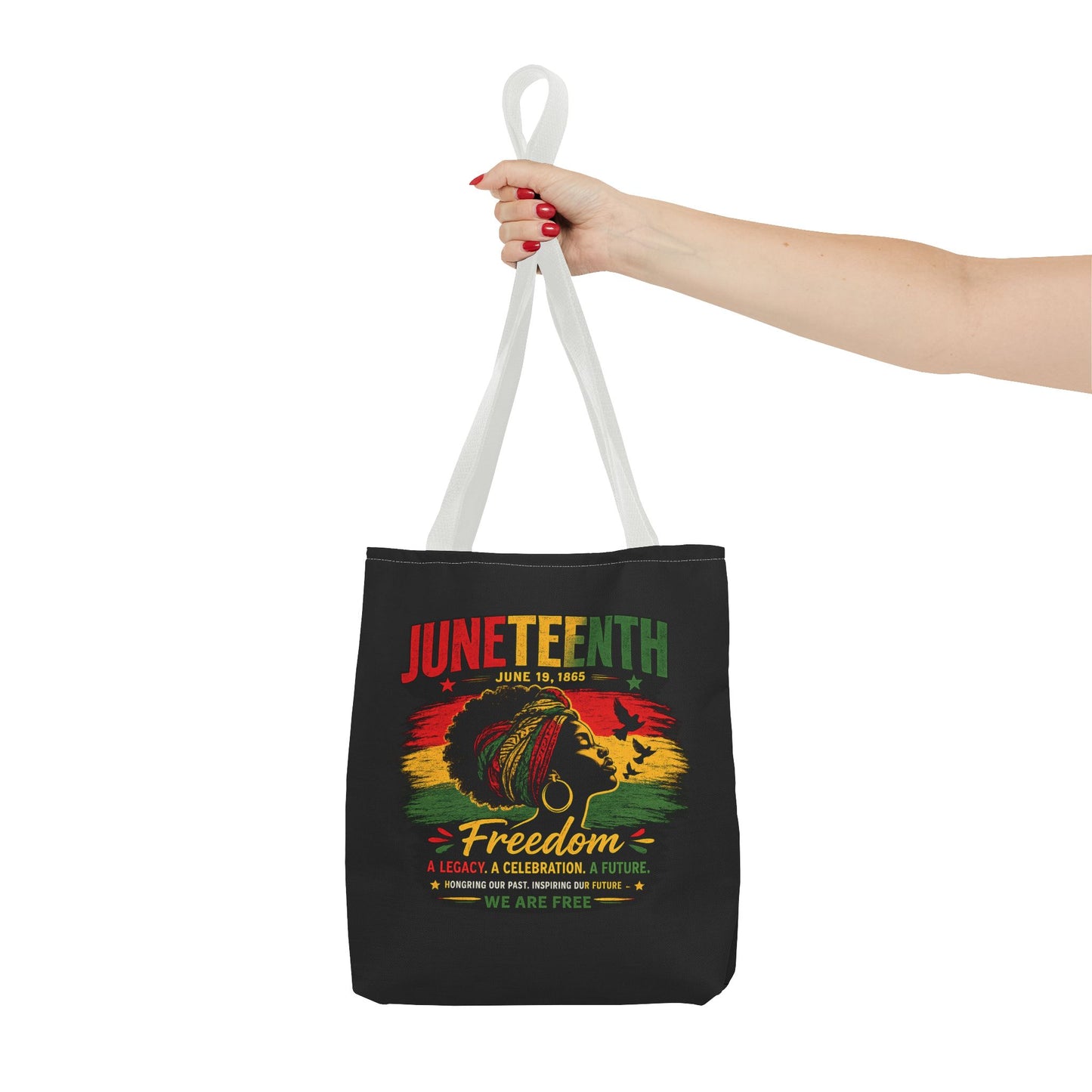 Juneteenth Freedom Tote Bag – Black History Celebration Grocery & Everyday Carry