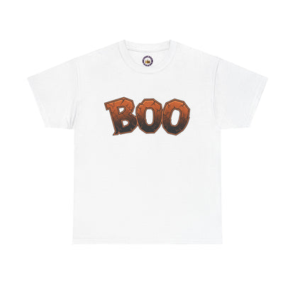 Halloween BOO Ghost Shirt | Spooky Season T-Shirt | Cute Fall Tee | Unisex Heavy Cotton Apparel | October Gift for Him Her
