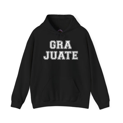 GRA JUATE Hoodie | Unisex Graduation Sweatshirt, Gift for Grads, College Sweatshirt, Class of 2023, High School Graduate Apparel