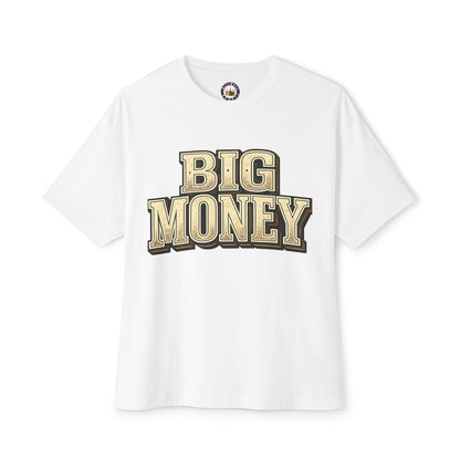 Big  Money Graphic Tee — Oversized Boxy Money Shirt