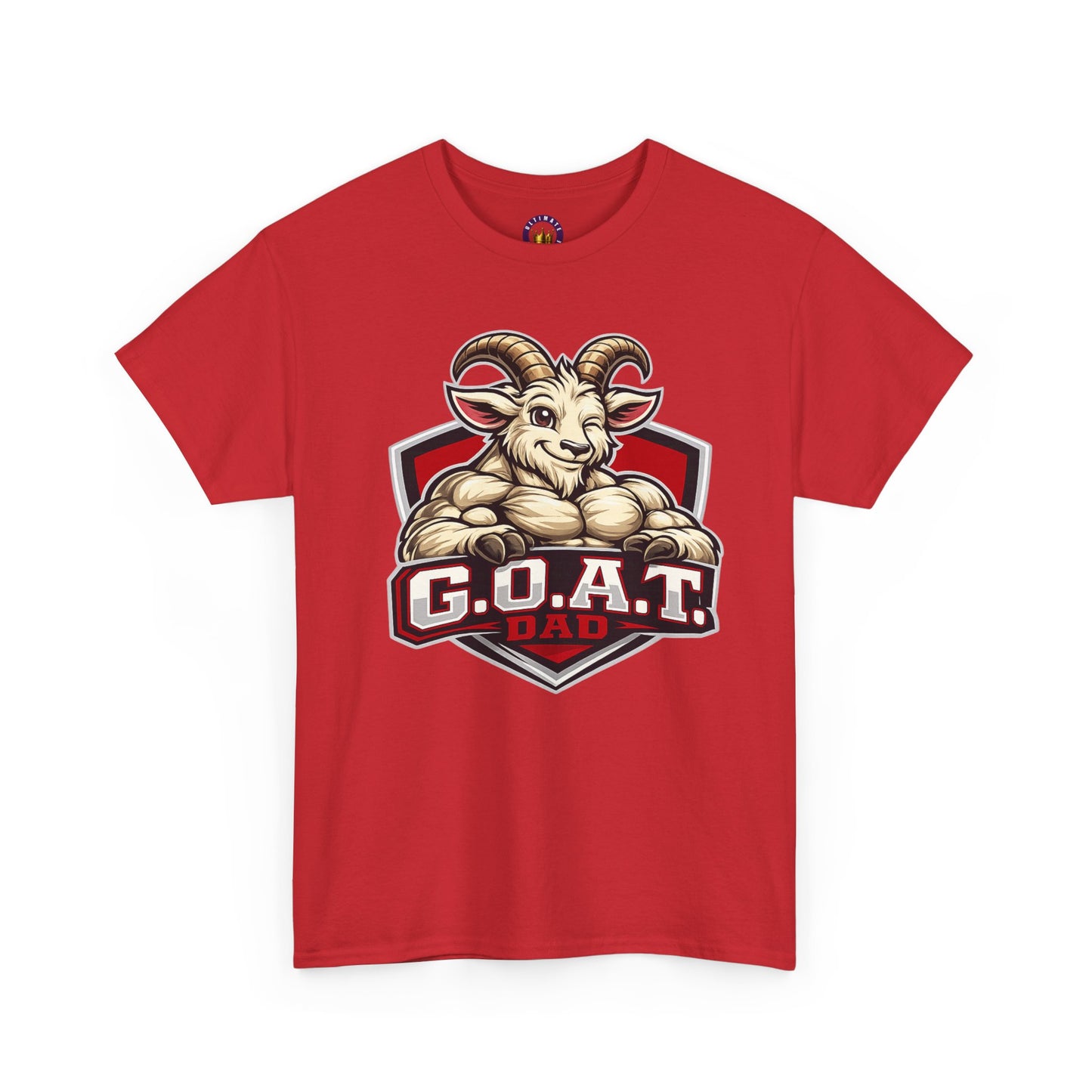 G.O.A.T. Dad T-Shirt — Funny Father’s Day Tee with Goat Mascot