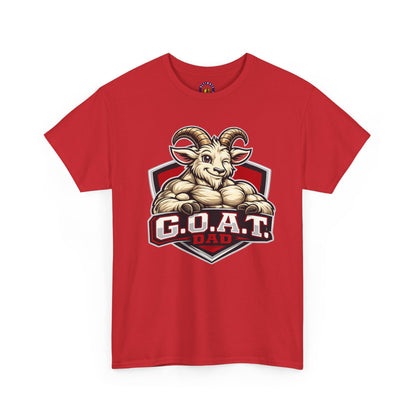 G.O.A.T. Dad T-Shirt — Funny Father’s Day Tee with Goat Mascot