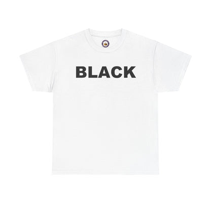 BLACK on WHITE TEE | Unisex Bold Graphic Shirt
