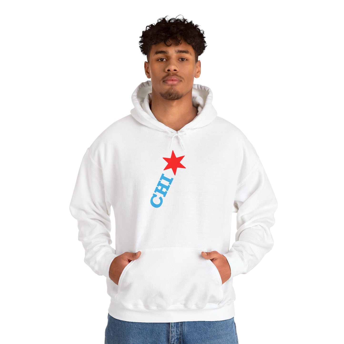 Chicago Star Hoodie | Cozy Hoodie for Chicago Lovers, Graphic Hoodie, Casual Streetwear, Perfect Gift for Birthday