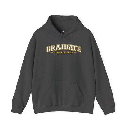 GRAJUATE HOODIE  | Unisex College Hoodie, Cozy Graduate Sweatshirt, Perfect Gift for Graduates, Funny Graduation apparel