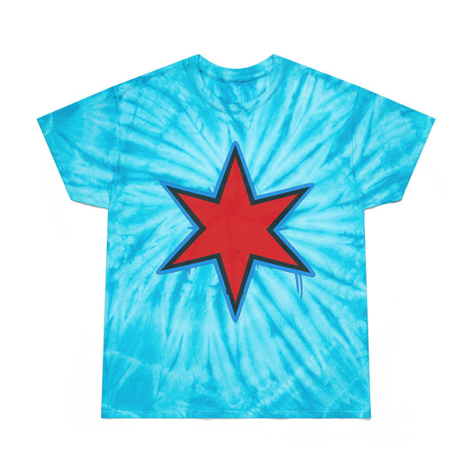 Tie-Dye Chicago Star Tee | Graphic T‑Shirt