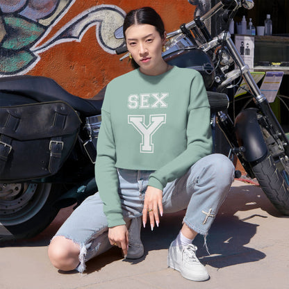 SEXY Cropped Sweatshirt  | Trendy Women's Crop Top, Casual Fashion, Gift for Her, Cute Lounge Wear, Everyday Style