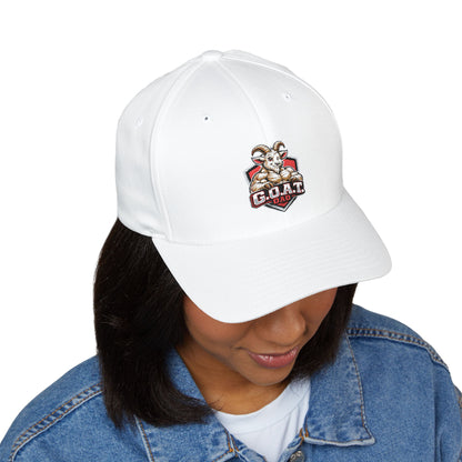 GOAT DAD Embroidered Cap — Classic Structured Baseball Hat