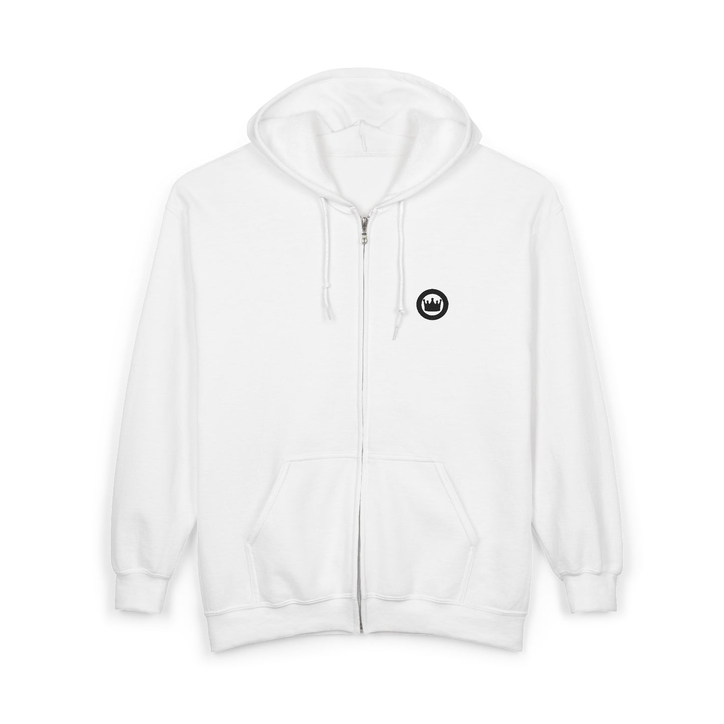 Ultimate Hoodie  Crown Logo Zip Hoodie | Small Chest Emblem, Casual Streetwear