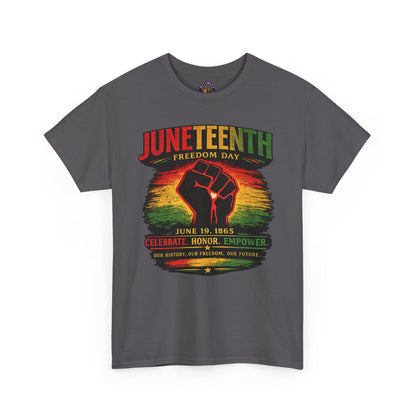 Juneteenth Freedom Day Tee — "Celebrate, Honor, Empowerment" Graphic T-Shirt